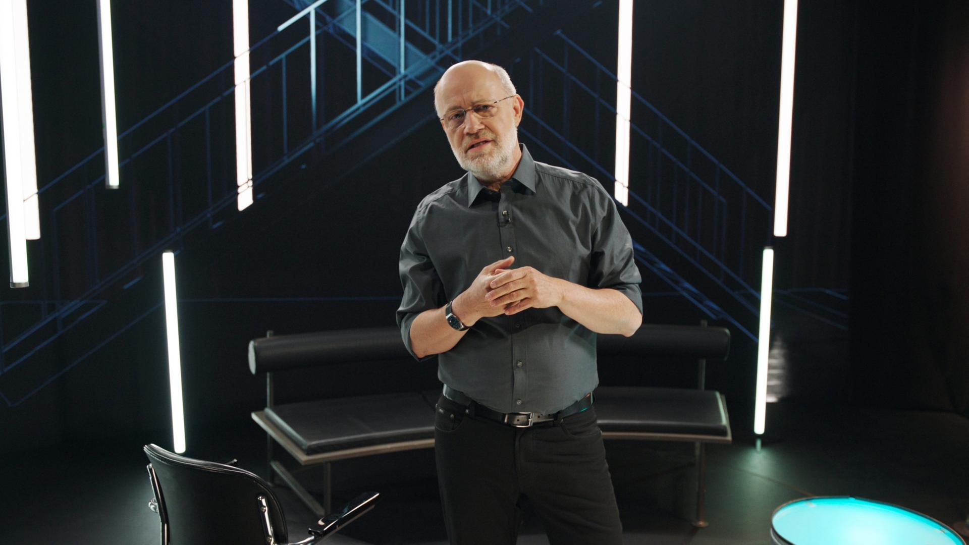 Harald Lesch im Studio