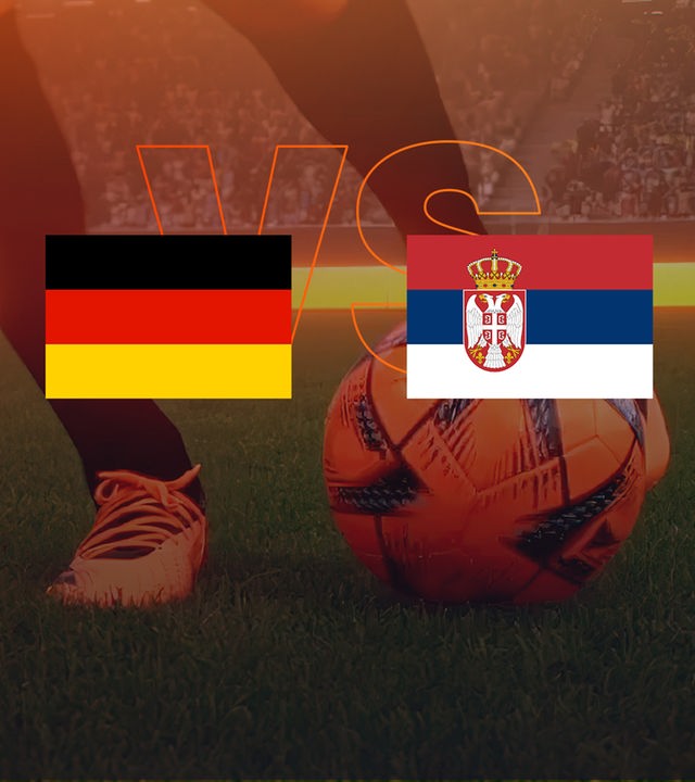 UEFA Nationsleague Flaggenpaarung Deutschland - Serbien