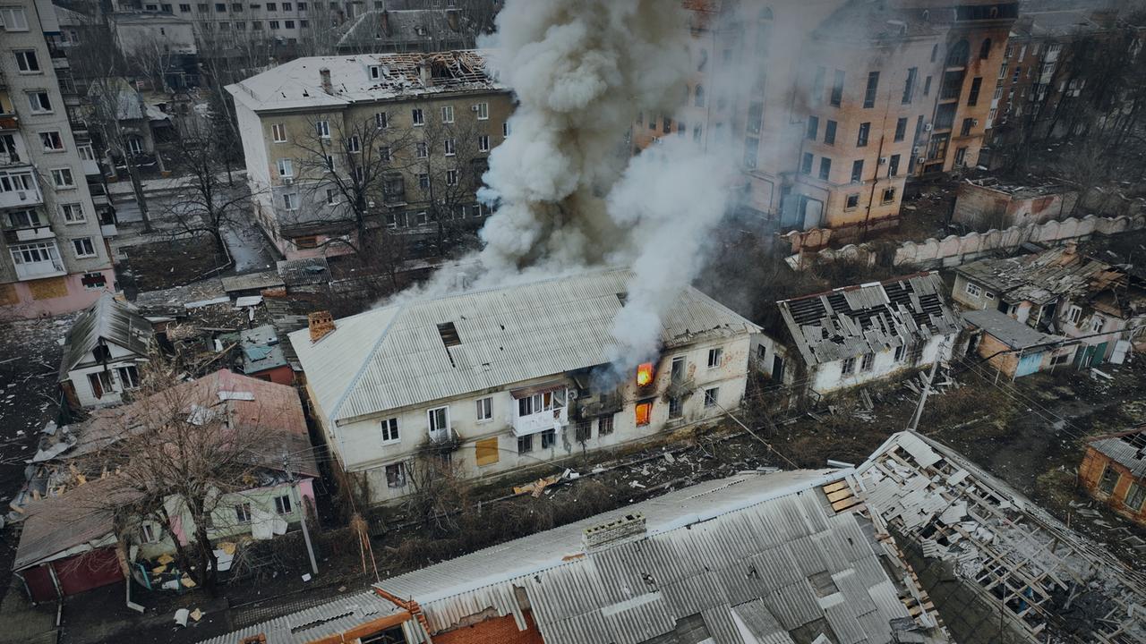 Kiew: Schwere Häuserkämpfe in Bachmut