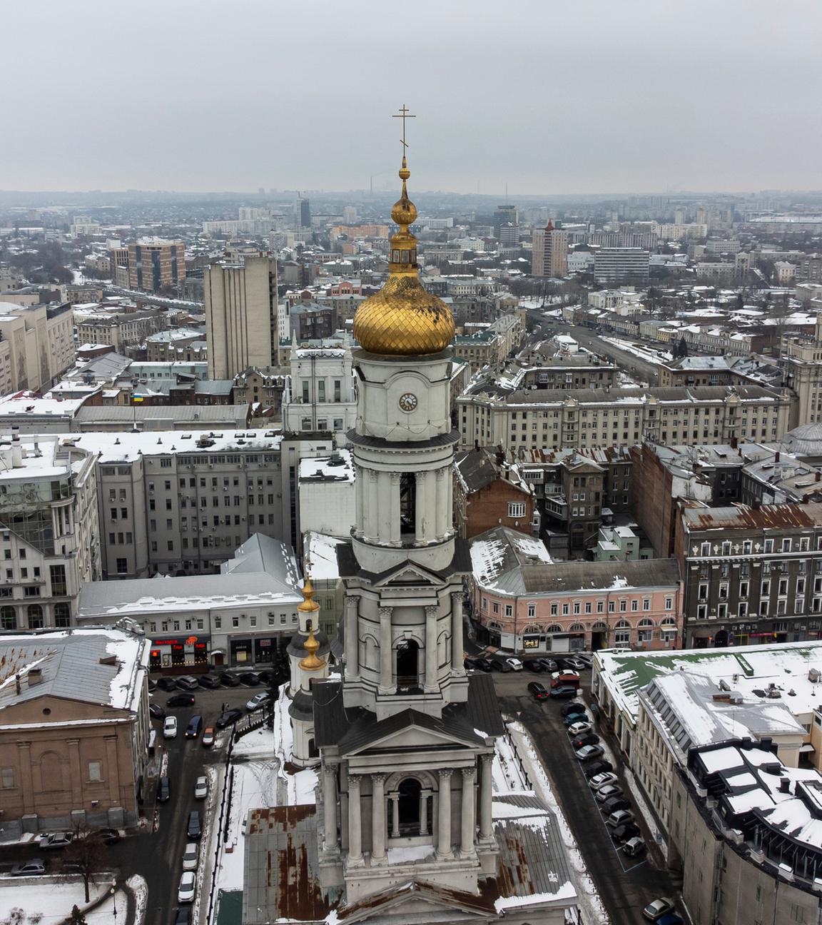 Ukraine: Mariä-Entschlafens-Kathedrale in Charkiw, Archivbild