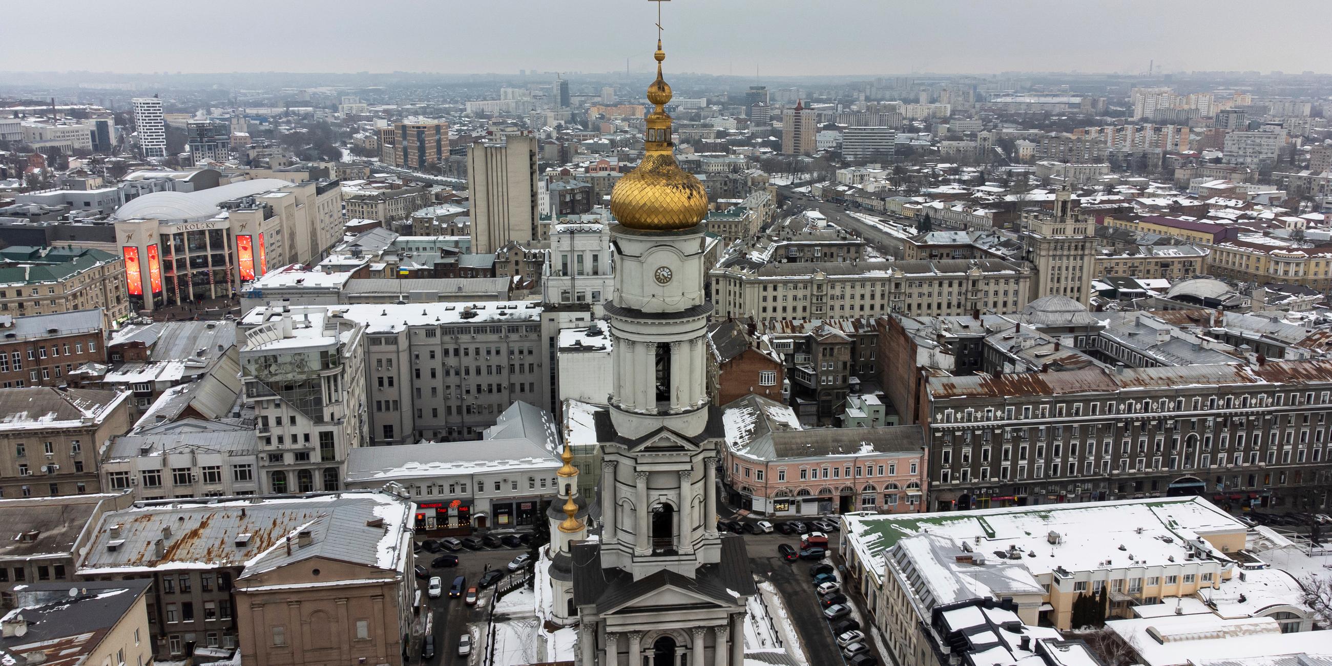 Ukraine: Mariä-Entschlafens-Kathedrale in Charkiw, Archivbild