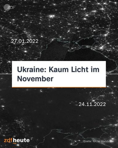 Dunkelheit in der Ukraine