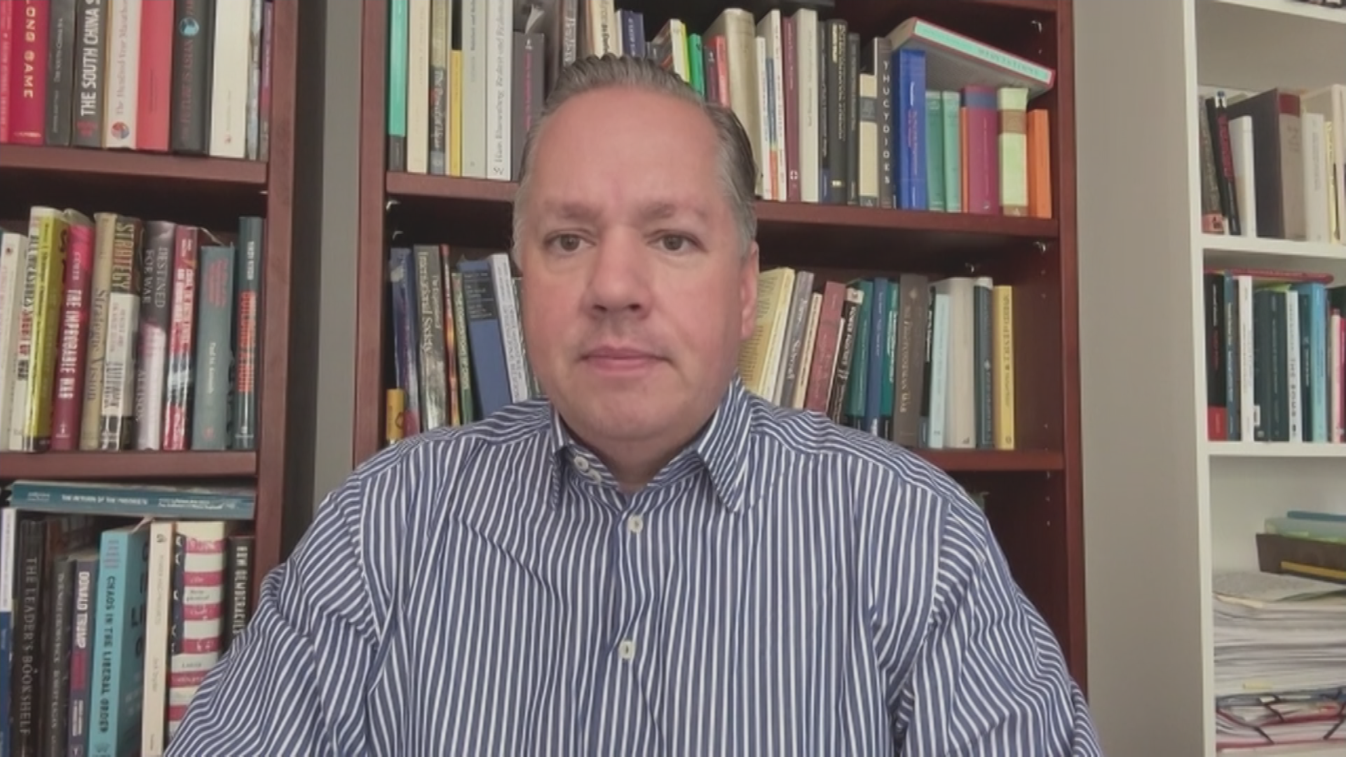 Sicherheitsexperte Maximilian Terhalle bei ZDFheute live.