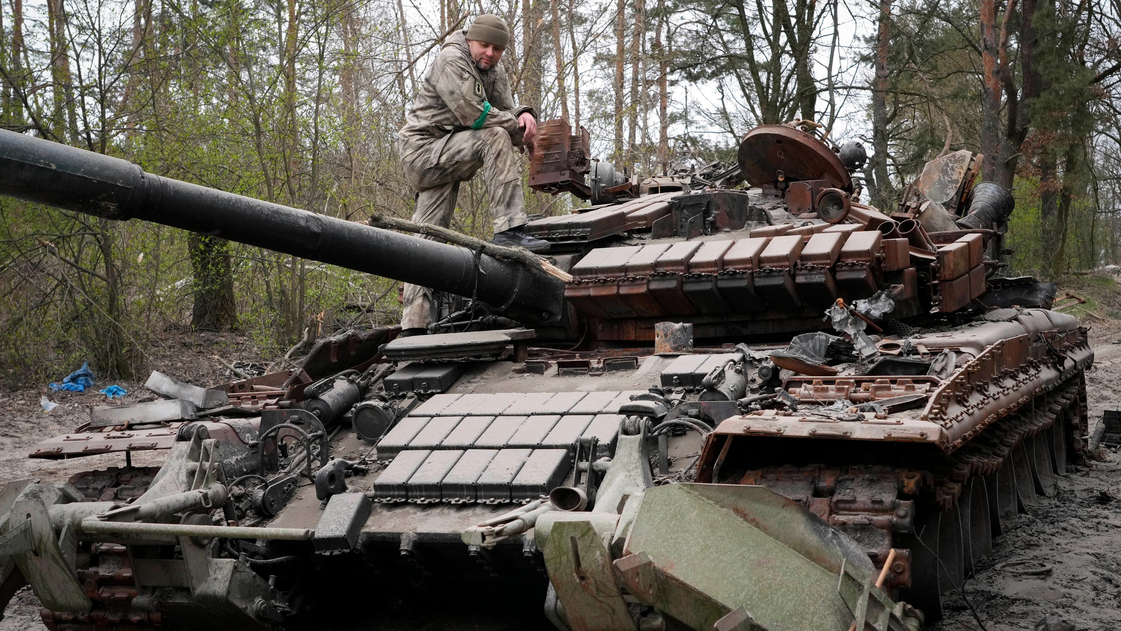 Panzer in Moschtschun.