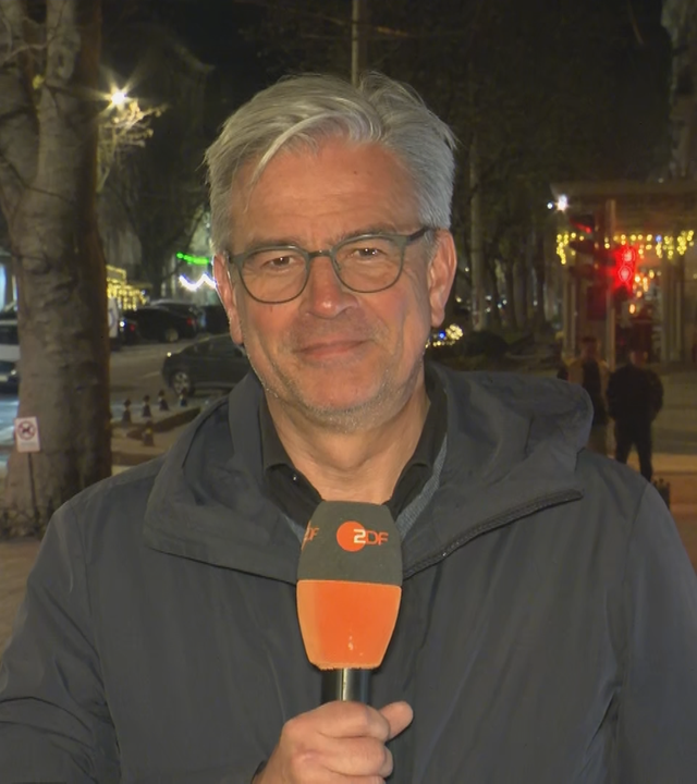 ZDF-Reporter Henner Hebestreit bei ZDFheute live