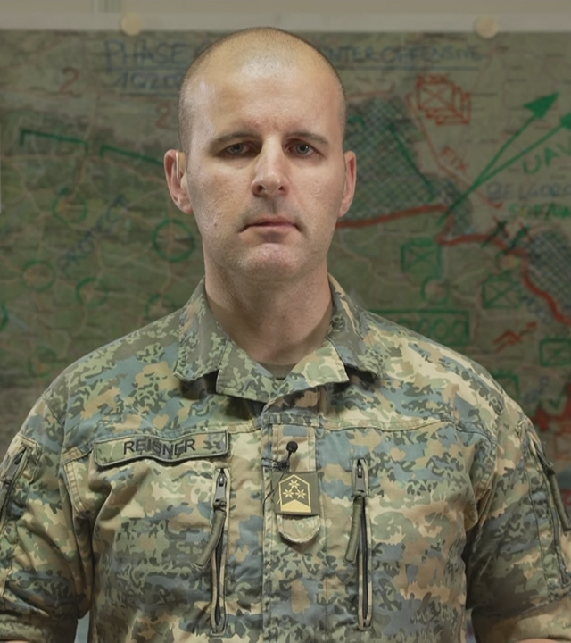 Militärexperte Oberst Markus Reisner bei ZDFheute live