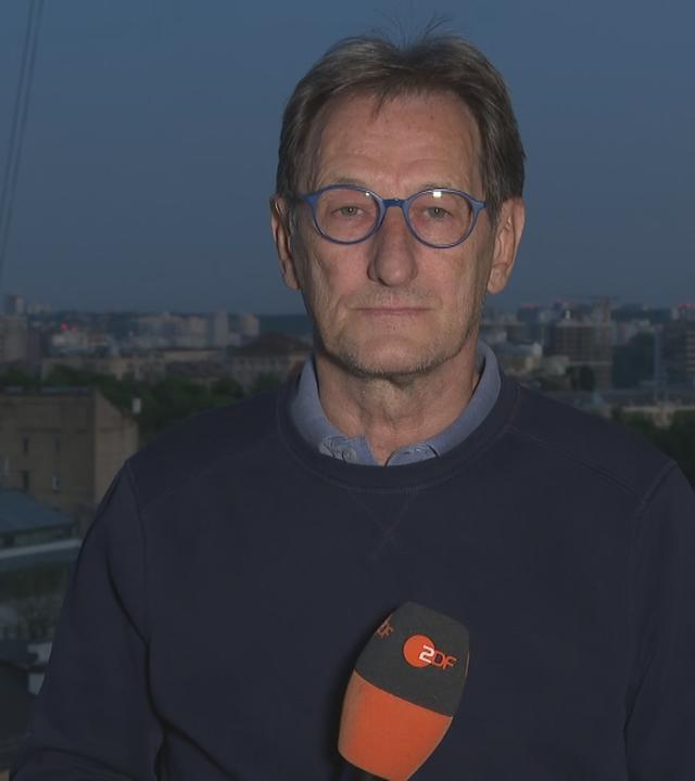 ZDF-Korrespondent Luc Walpot zugeschaltet aus Kiew