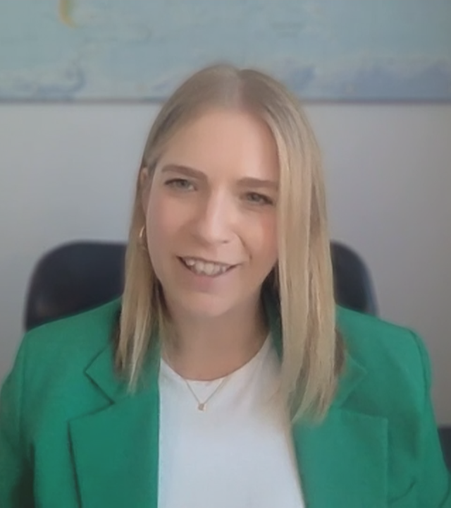 Politikwissenschaftlerin Lisa-Marie Geltinger bei ZDFheute Live