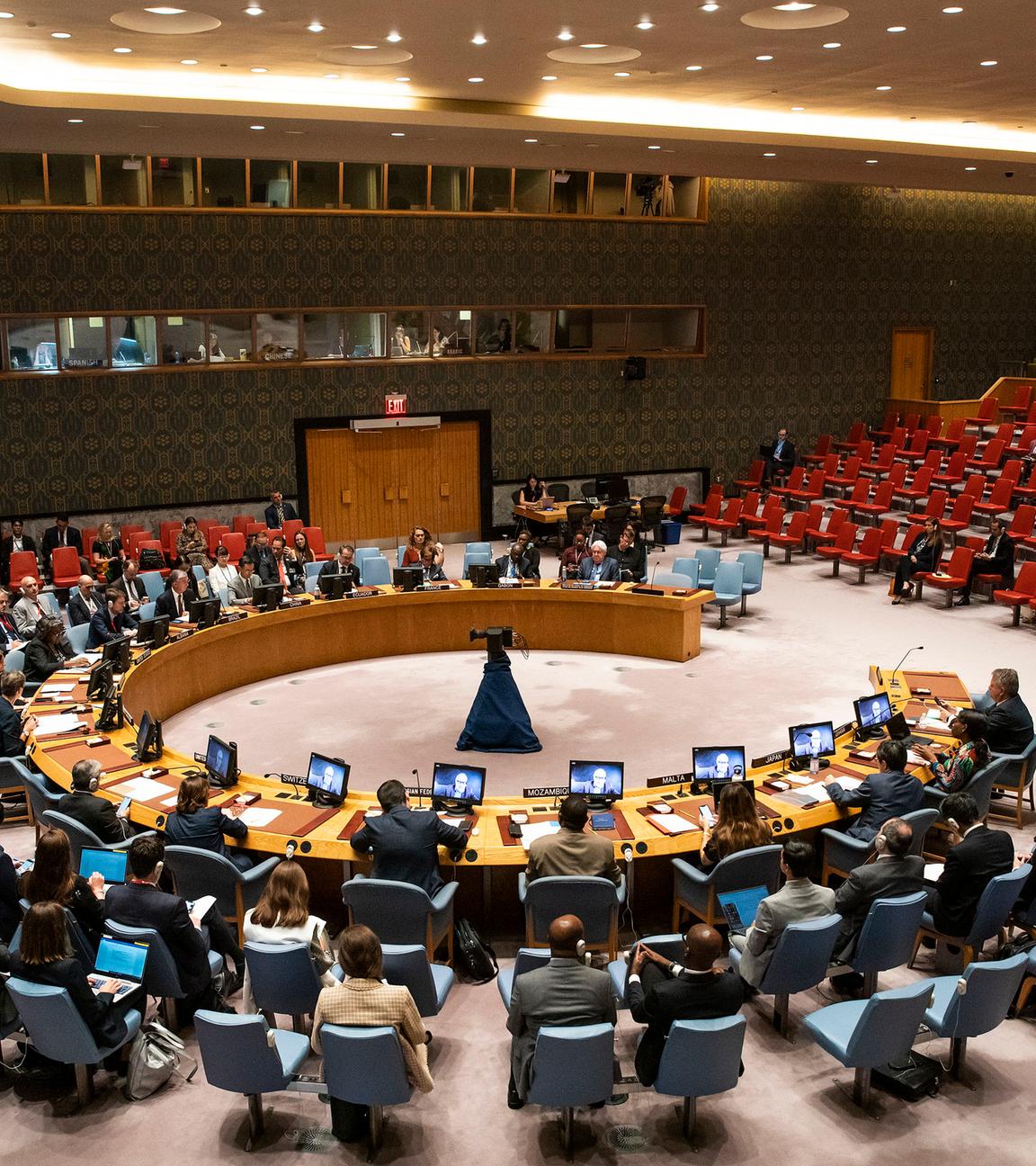 Der UN-Sicherheitsrat berät über die Aufrechterhaltung von Frieden und Sicherheit in der Ukraine. 