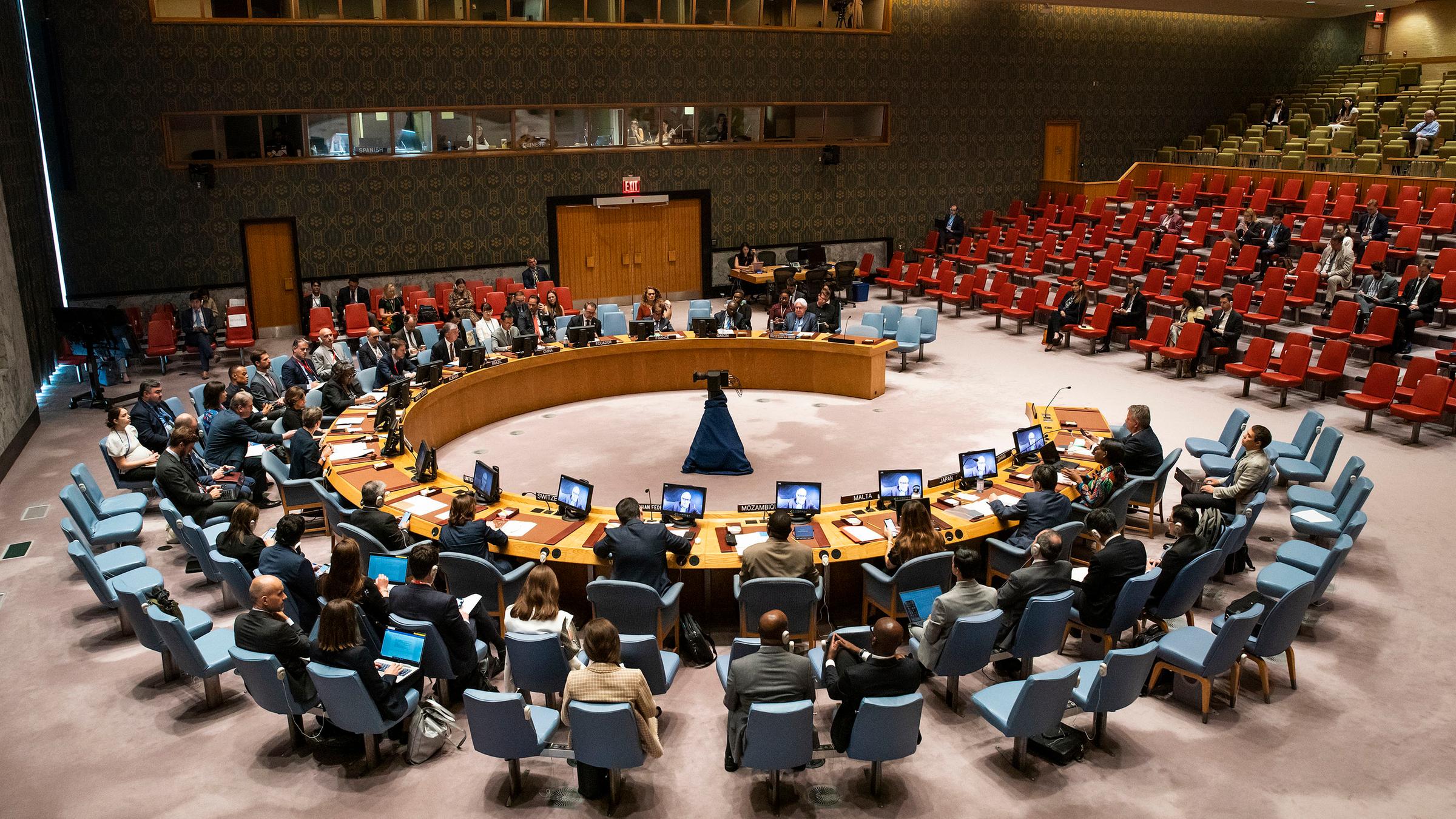 Der UN-Sicherheitsrat berät über die Aufrechterhaltung von Frieden und Sicherheit in der Ukraine. 