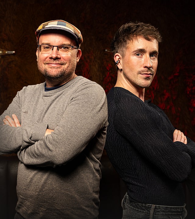 Florian Greller, Gründer des Vereins "Just Gay", und Robin Solf, queerer Aktivist und Content Creator. 