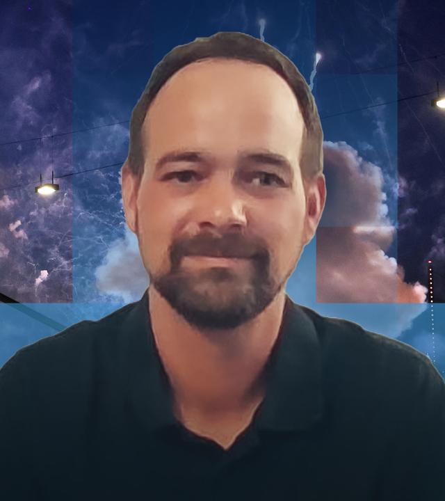 Pyrotechniker Felix Antoniuk.