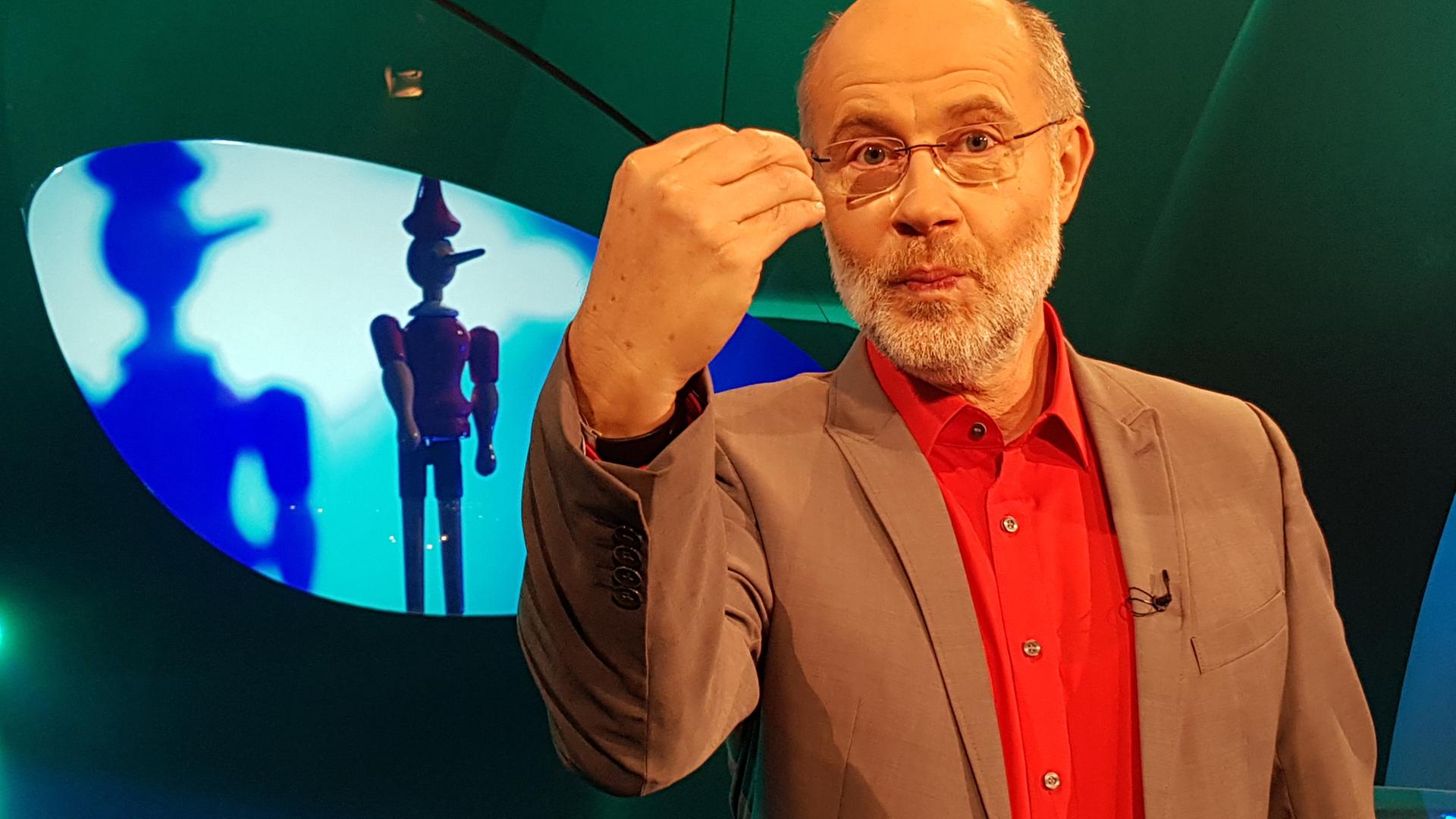 Professor Harald Lesch im Studio