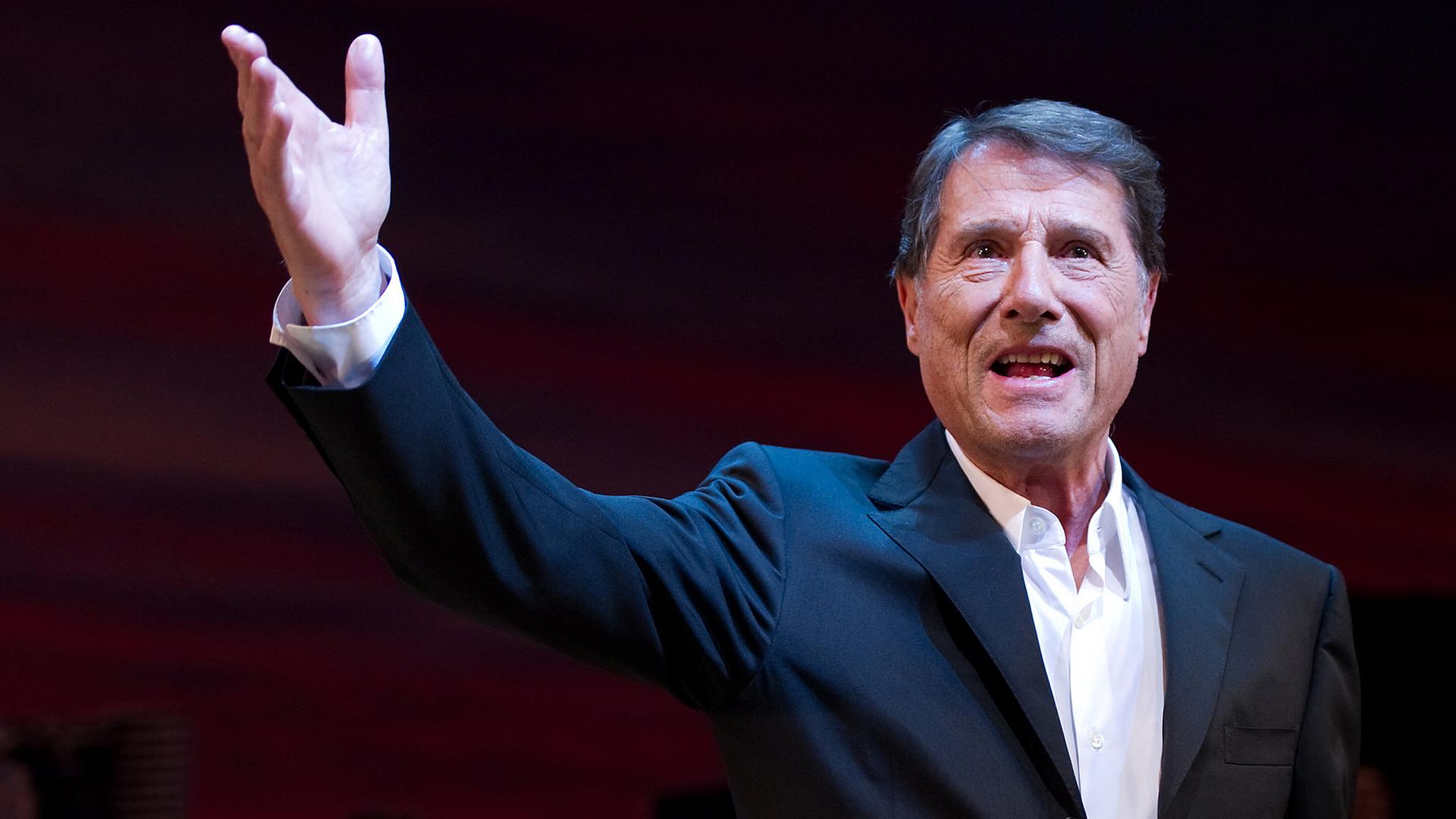 Udo Jürgens am 12.05.2011, nach einer Vorstellung des Musicals "Ich war noch niemals in New York" in Stuttgart.