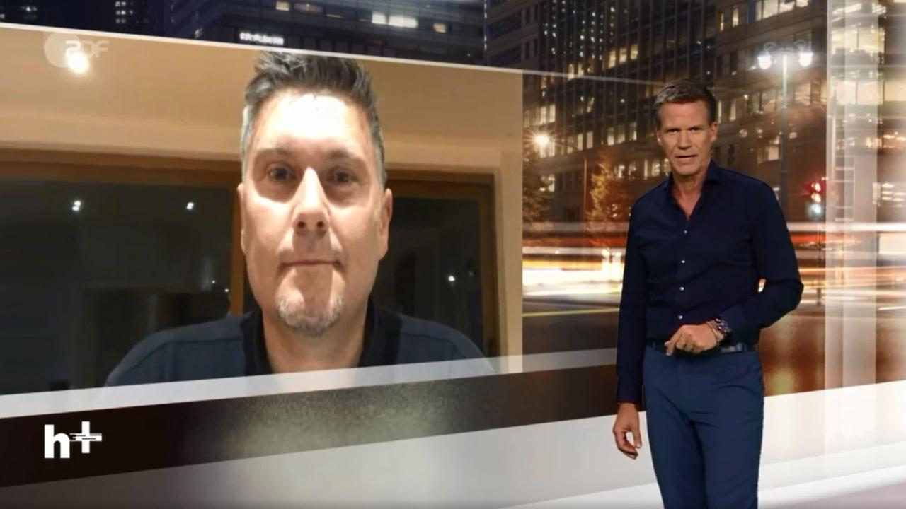 ZDF-Korrespondent Andreas Stamm im Schaltgespräch