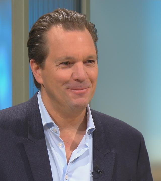 Michael Teerhag an der Volle-Kanne-Top-Themen-Theke