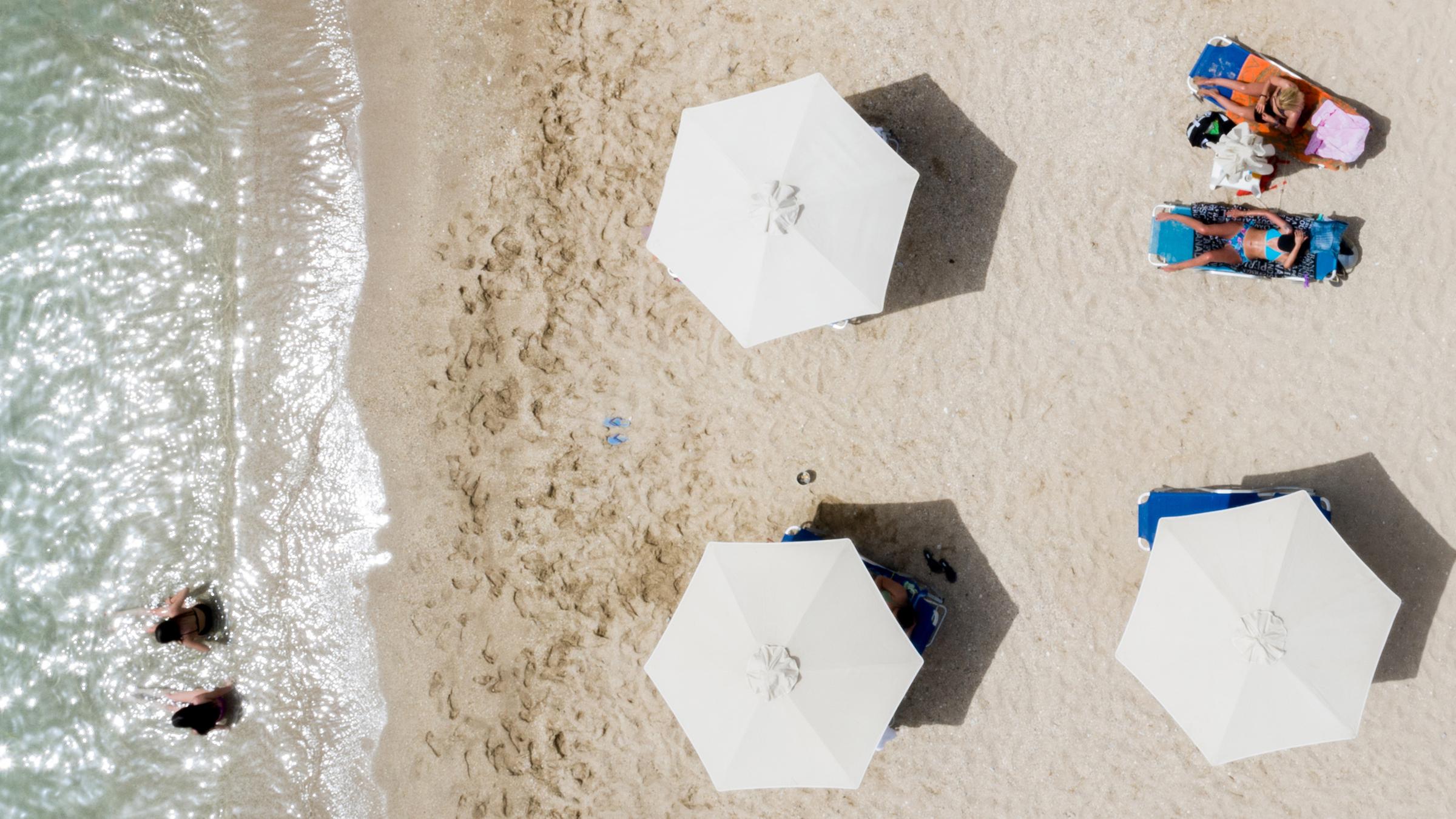 Strand von Glyfada bei Athen