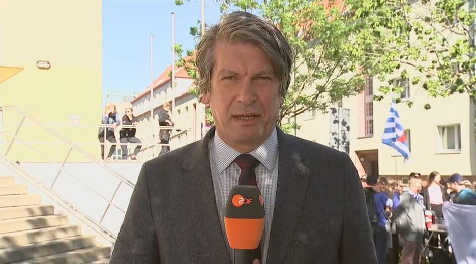 ZDF-Reporter Andreas Weise zum Höcke Prozess aus Halle