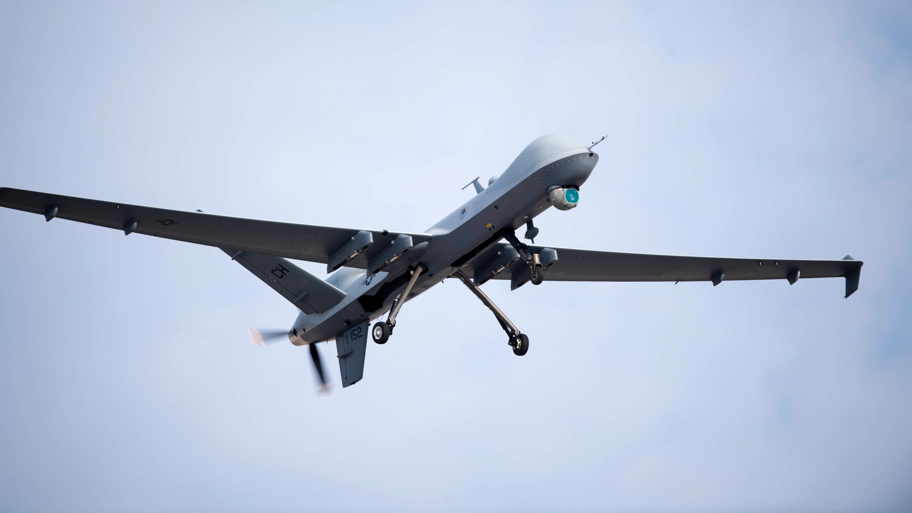 US-Drohne MQ-9, aufgenommen am 01.09.2021