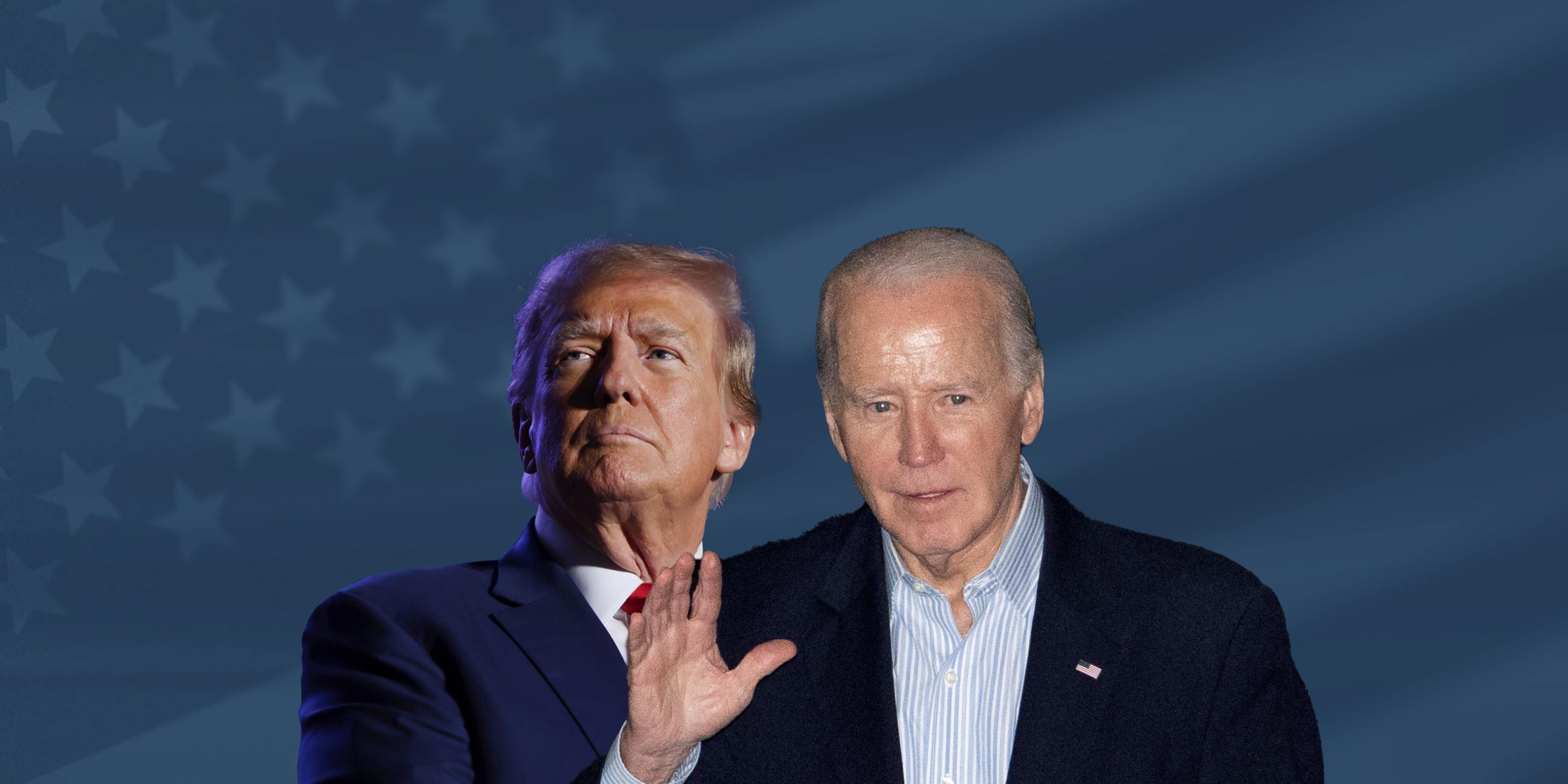 Donald Trump und Joe Biden