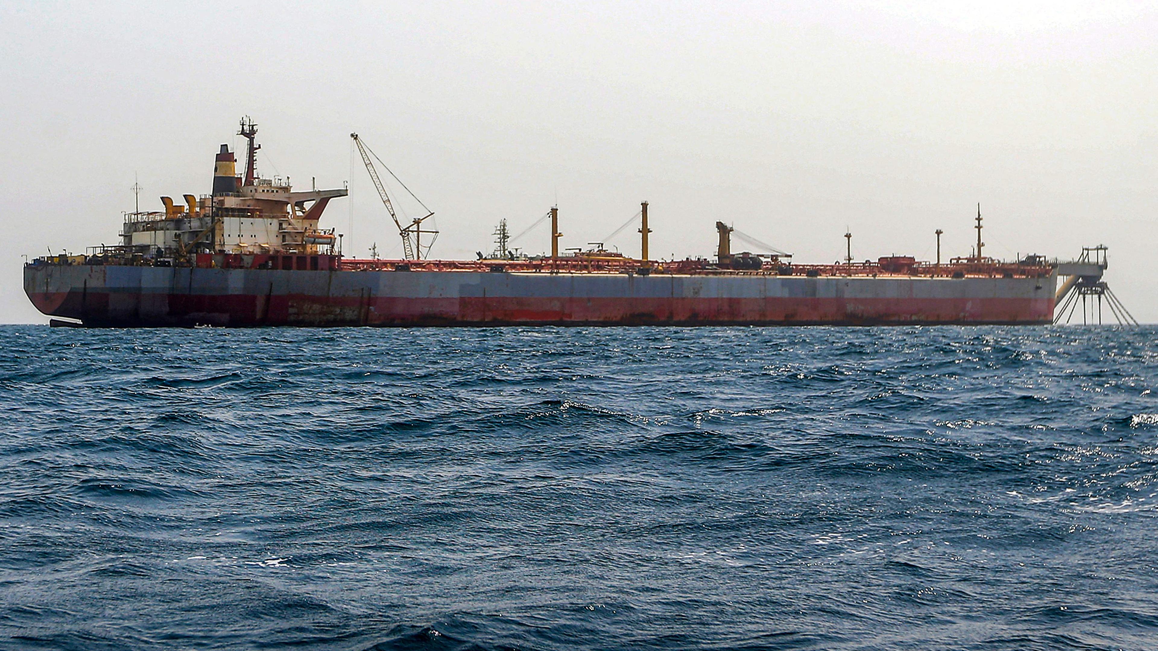 Ein Öltanker vor der Küste des Jemens.