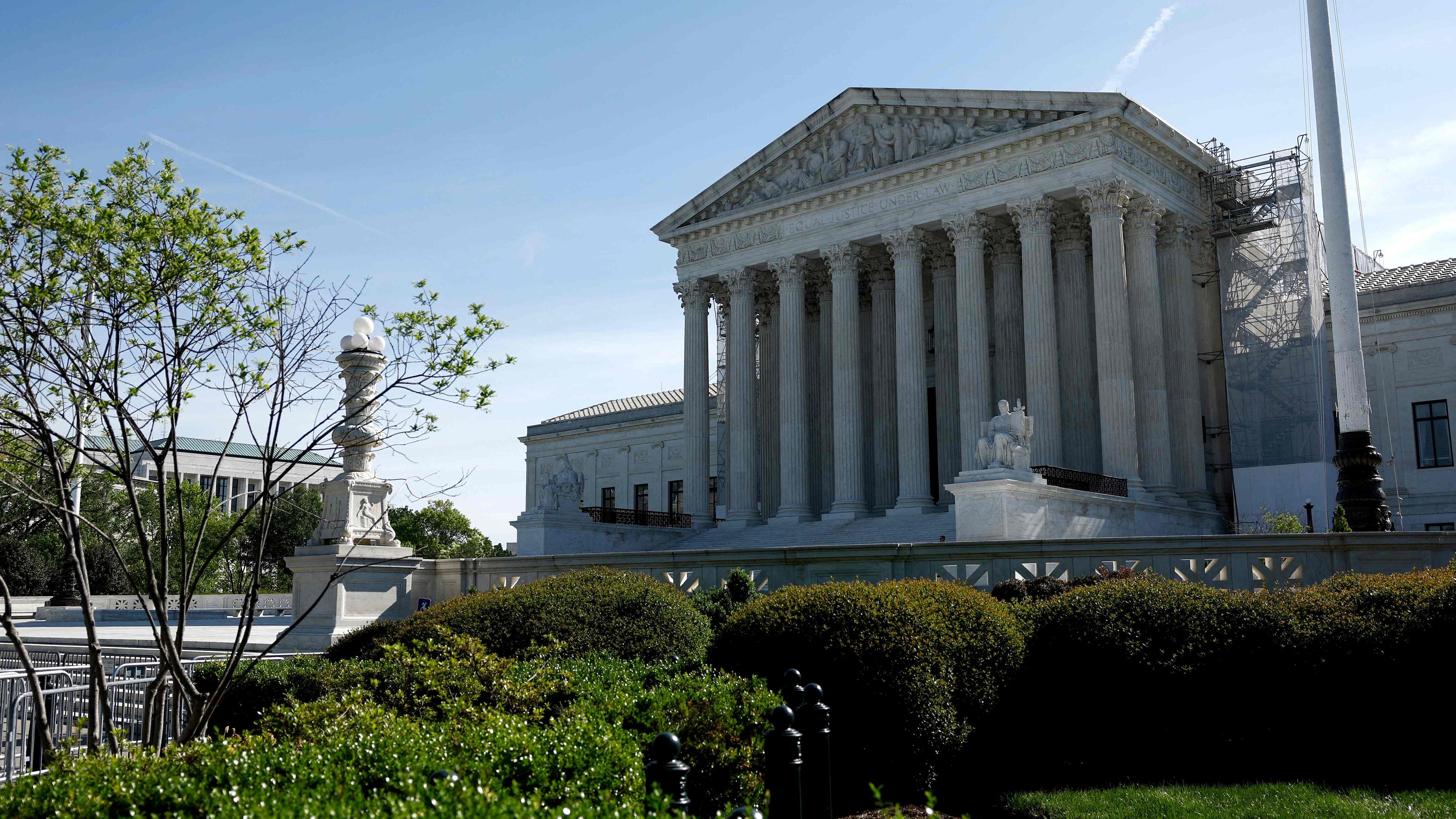 Das Gebäude des U.S. Supreme Courts in Washington DC.
