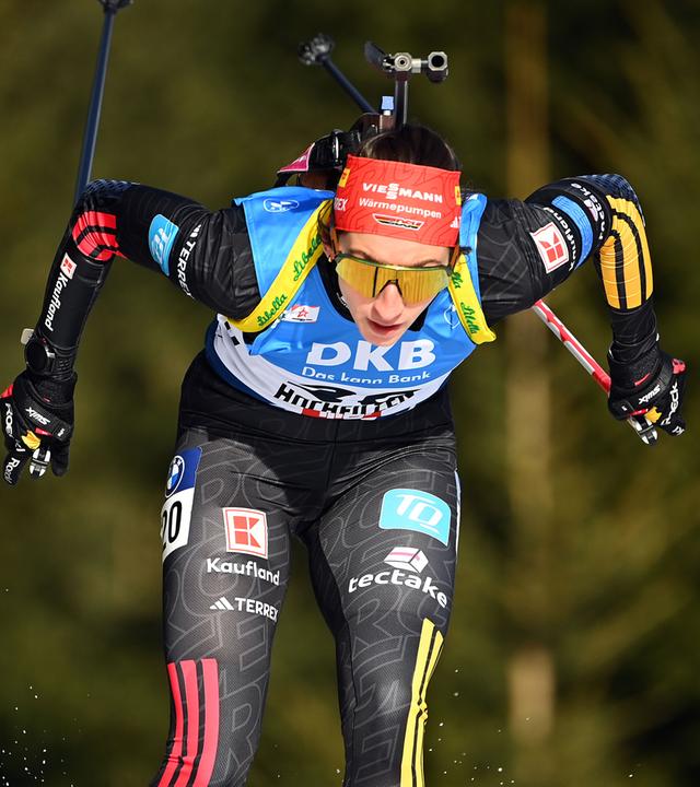 Vanessa Voigt (Deutschland) ist in Aktion. 