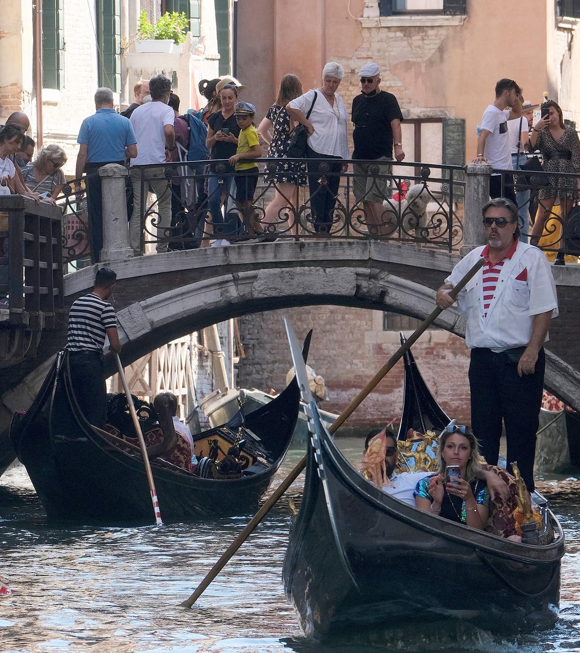 Touristen in Venedig