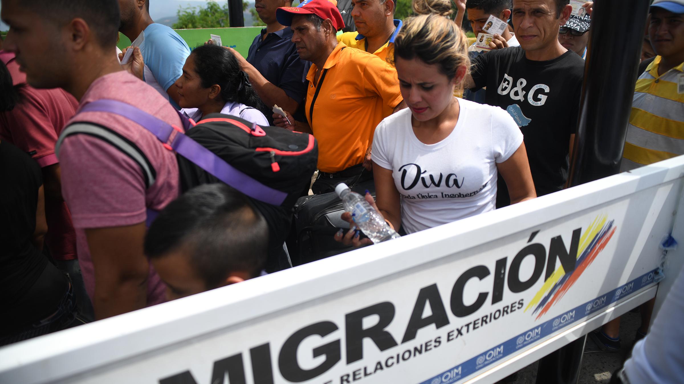 Dutzende Venezolaner verlassen ihre Heimat (Archivbild)