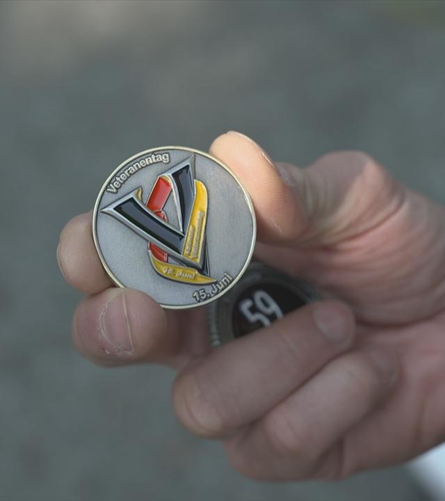 Münze zum Veteranentag