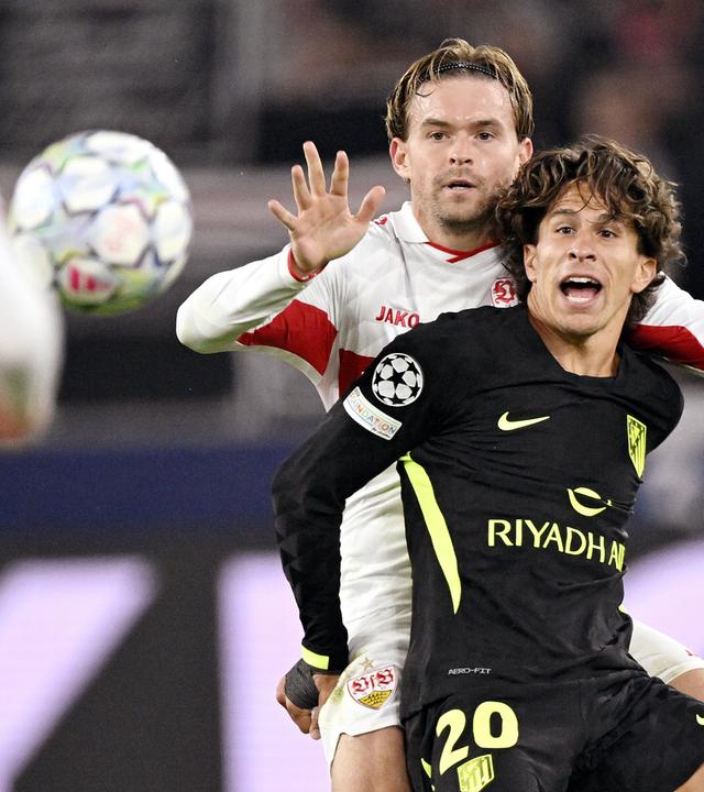 Fußball: VfB Stuttgart gegen Atletico Madrid in der Champions League.