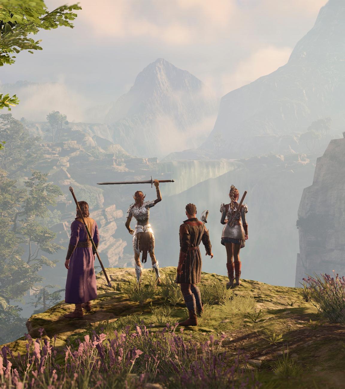 Ein Videospielbild zeigt eine Szene aus "Baldur's Gate III".