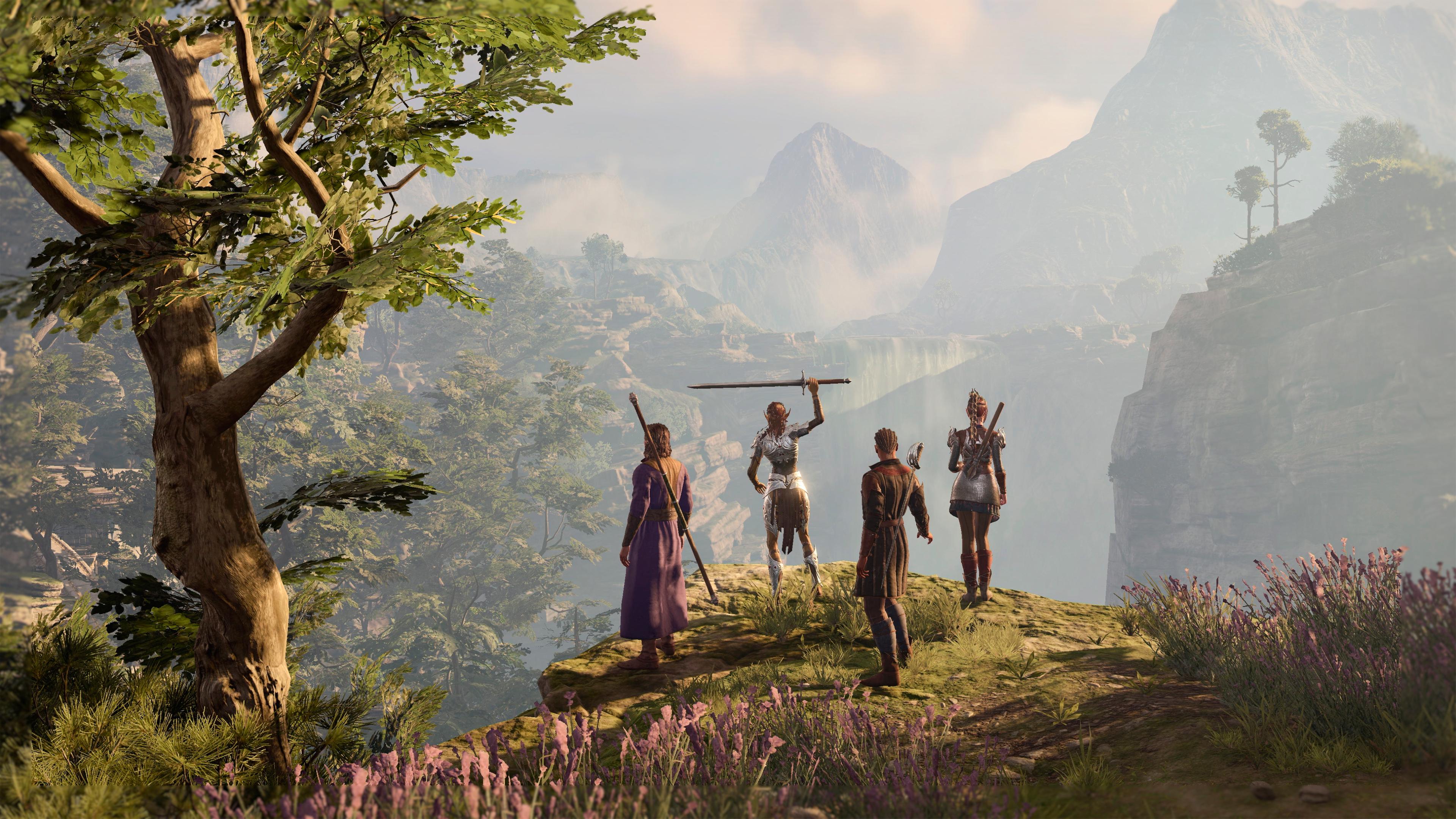 Ein Videospielbild zeigt eine Szene aus "Baldur's Gate III".