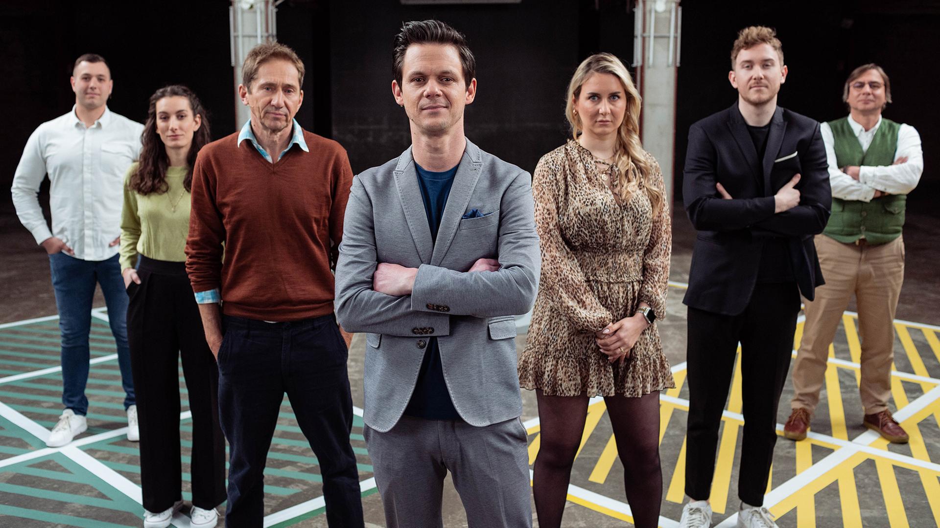 Jo Schück mit Gästen. Halbtotal.