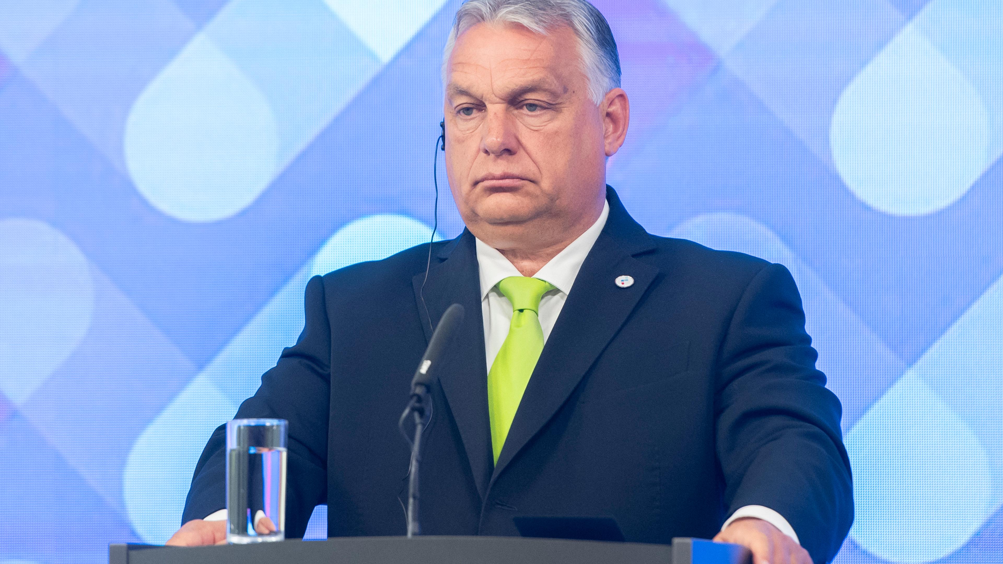 Viktor Orban, ungarischer Ministerpräsident, nimmt an dem Treffen der Ministerpräsidenten der Länder der Visegrád-Gruppe (V4) teil. 
