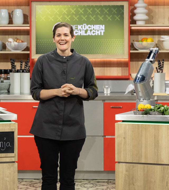 Viktoria Fuchs moderiert die Küchenschlacht