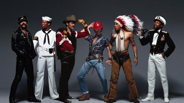 Die village people bei Fototermin