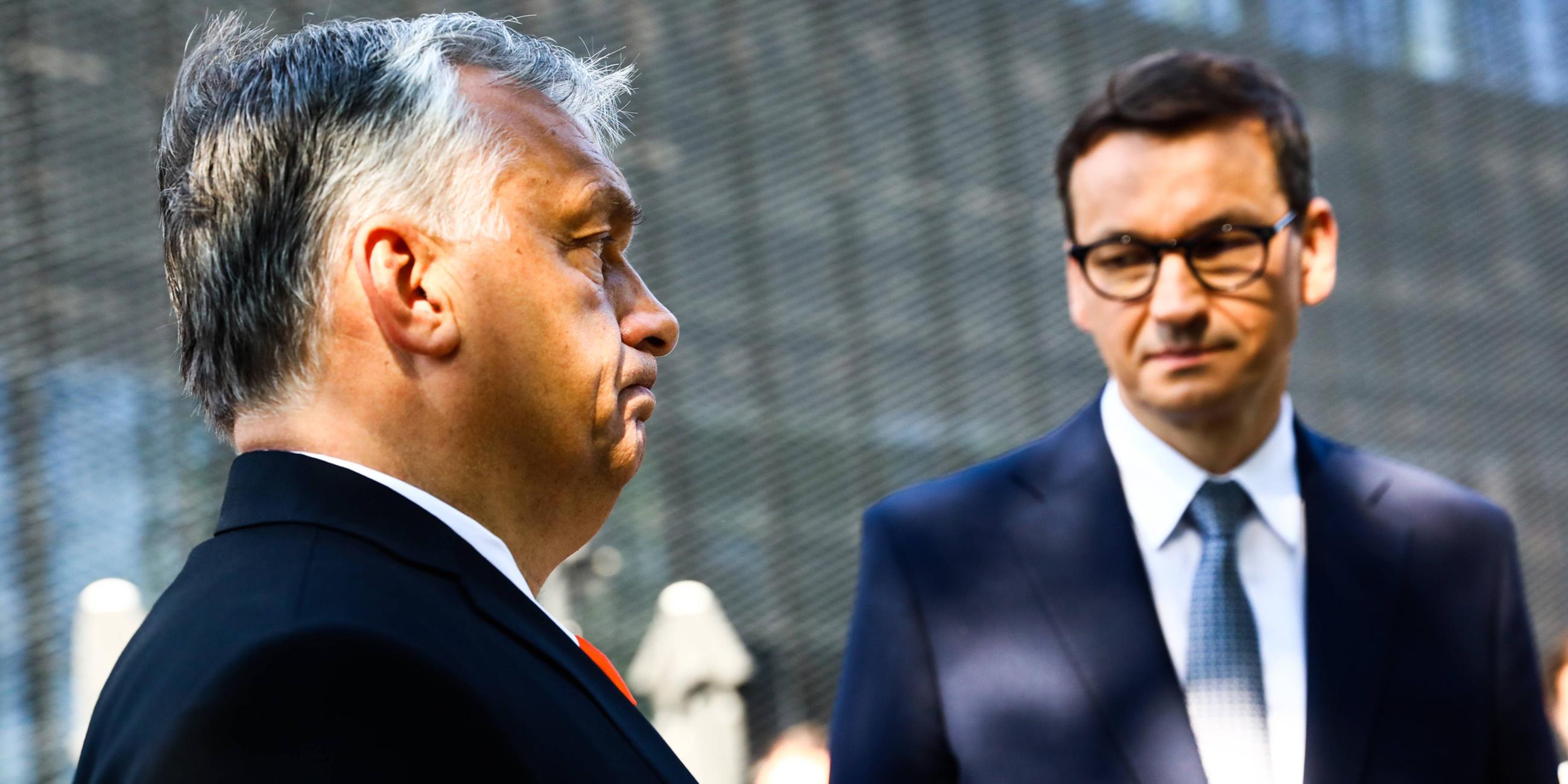 Viktor Orban und Mateusz Morawiecki