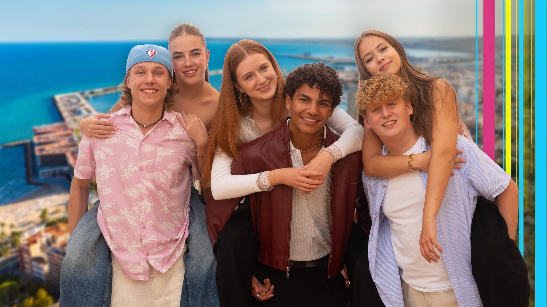 Jan, Lenja, Marie, Adrian, Rufus und Lina-Marie