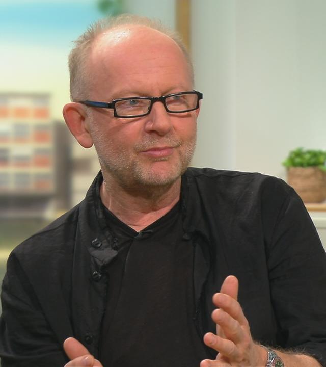 Dieter Falk am Volle Kanne Frühstückstisch