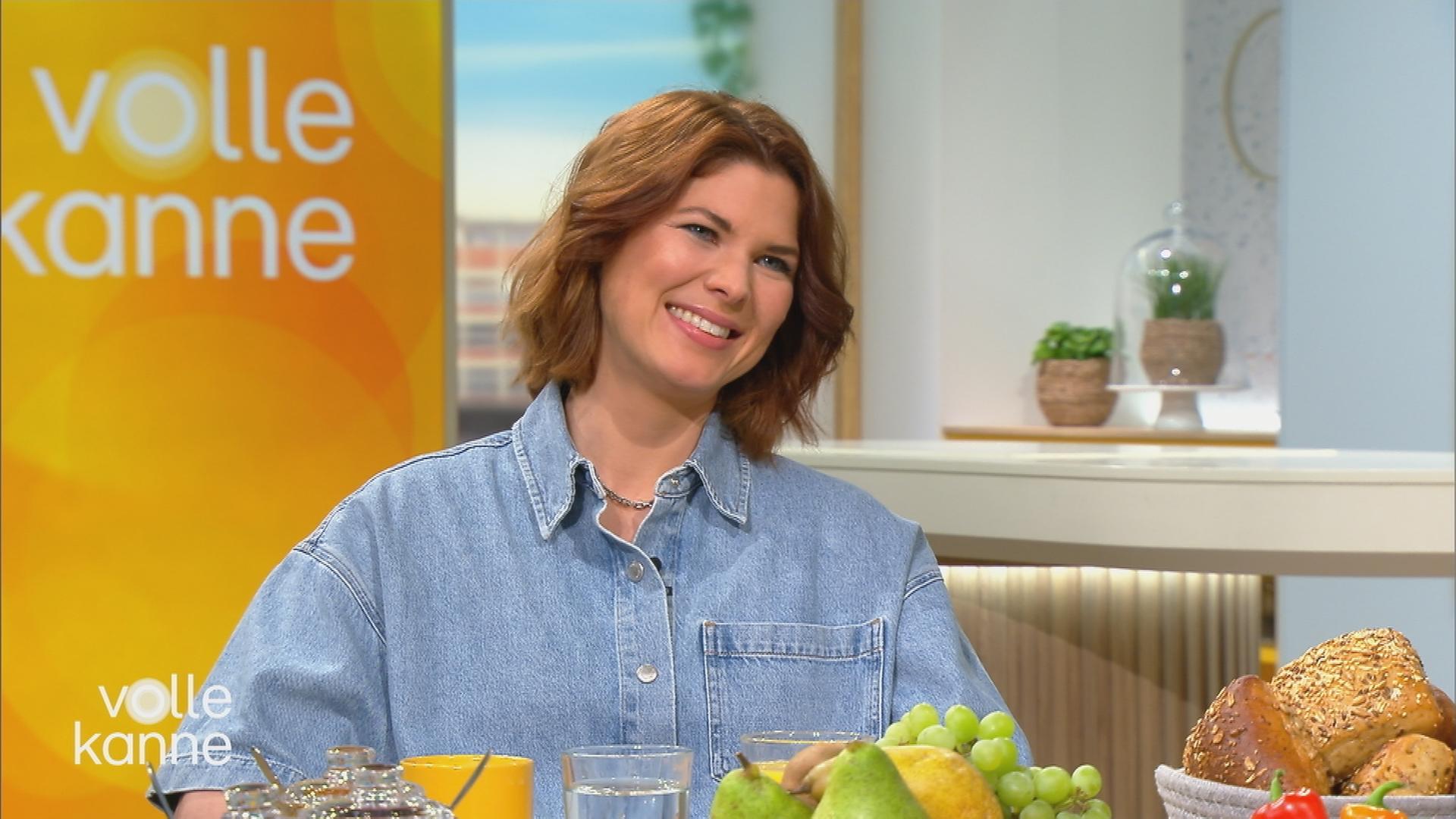 Moderatorin Helene Reiner bei Volle Kanne.