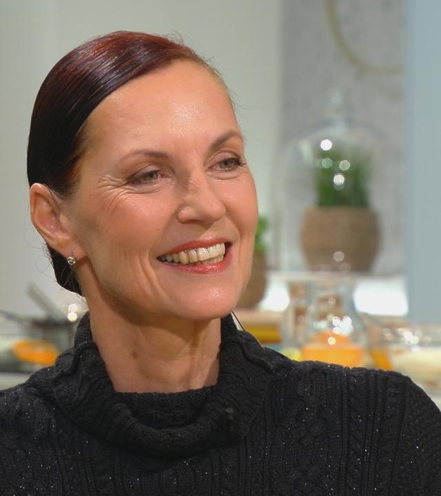 Nicole Nau am "Volle Kanne"-Frühstückstisch