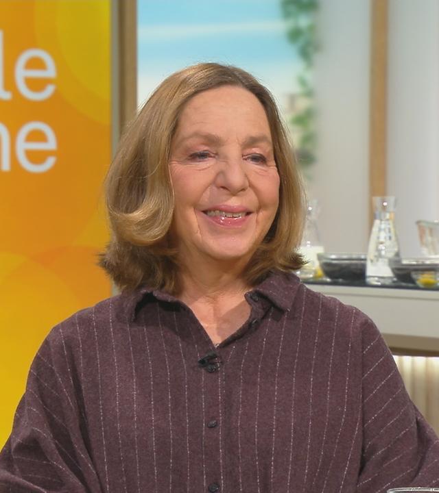 Susi Stach am "Volle Kanne"-Frühstückstisch.