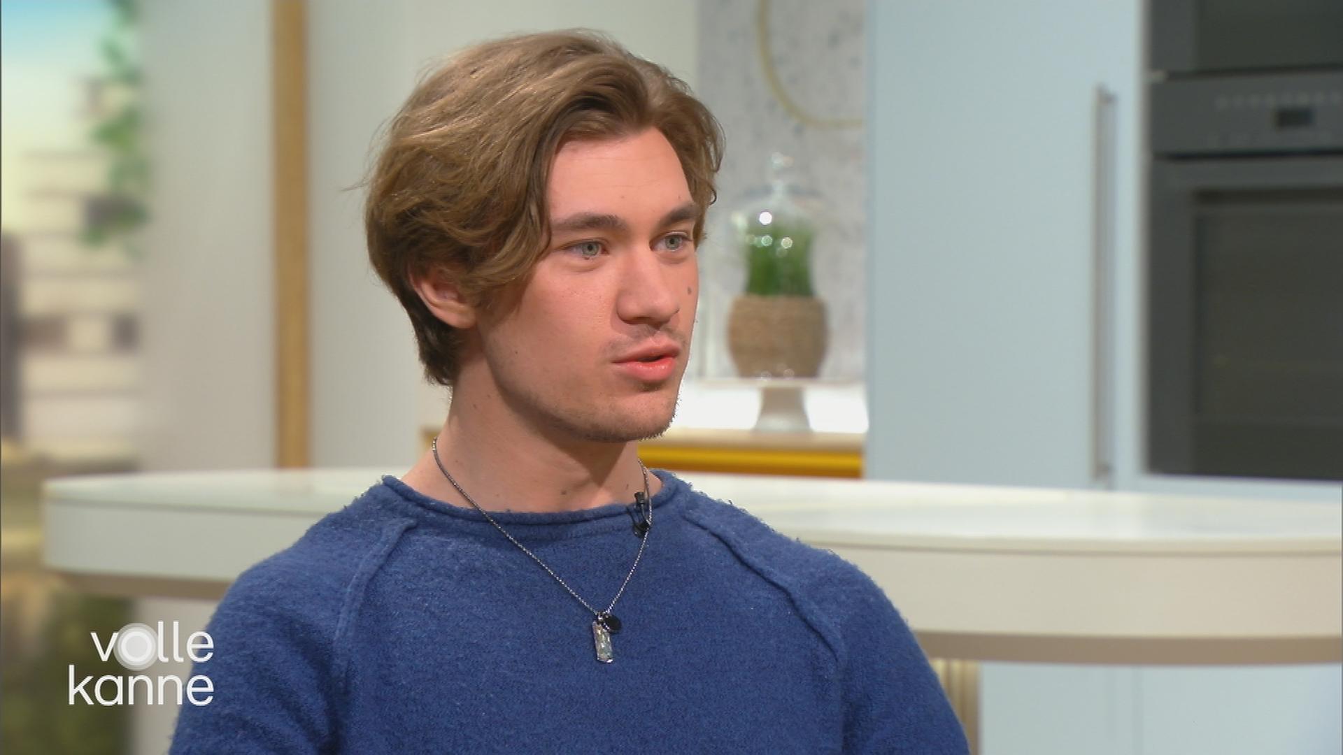 Alessandro Schuster am "Volle Kanne"-Frühstückstisch.