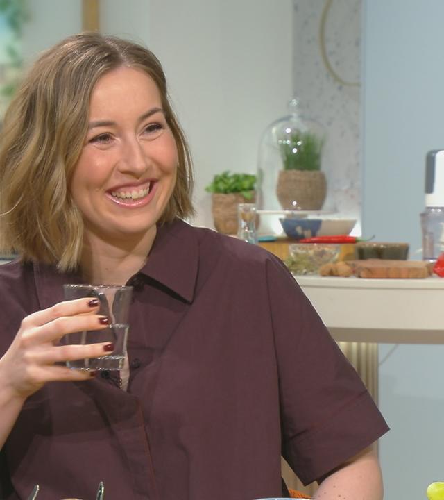 Lena Kupke im "Volle Kanne"-Studio