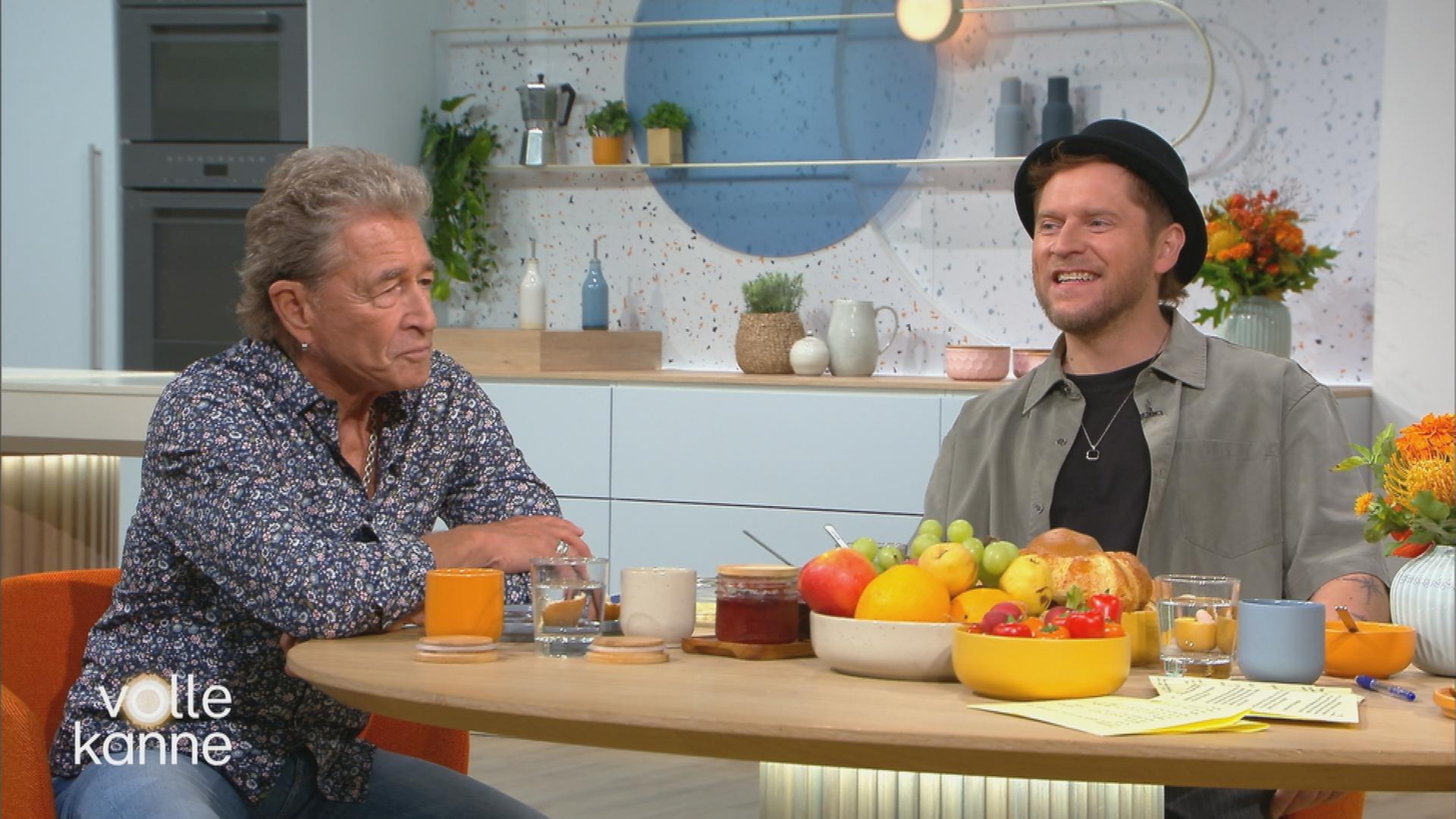 Peter Maffay und Johannes Oerding am "Volle Kanne"-Frühstückstisch 
