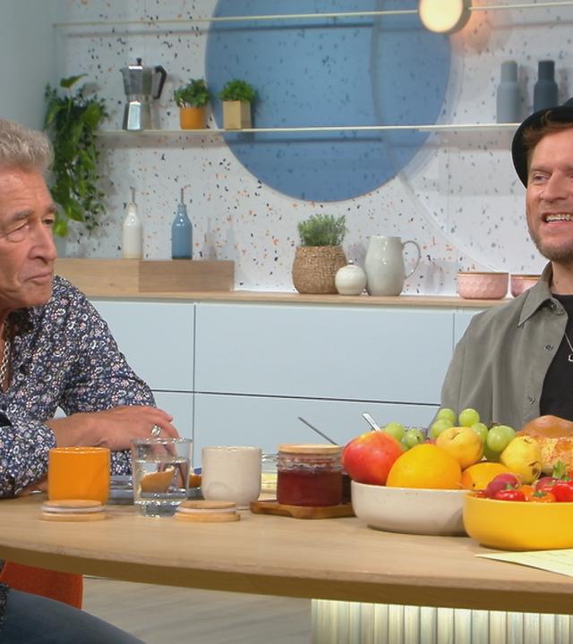 Peter Maffay und Johannes Oerding am "Volle Kanne"-Frühstückstisch 