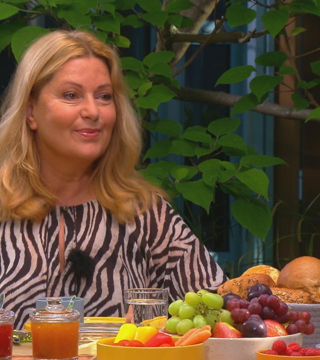Karin Thaler im "Volle Kanne"-Studio