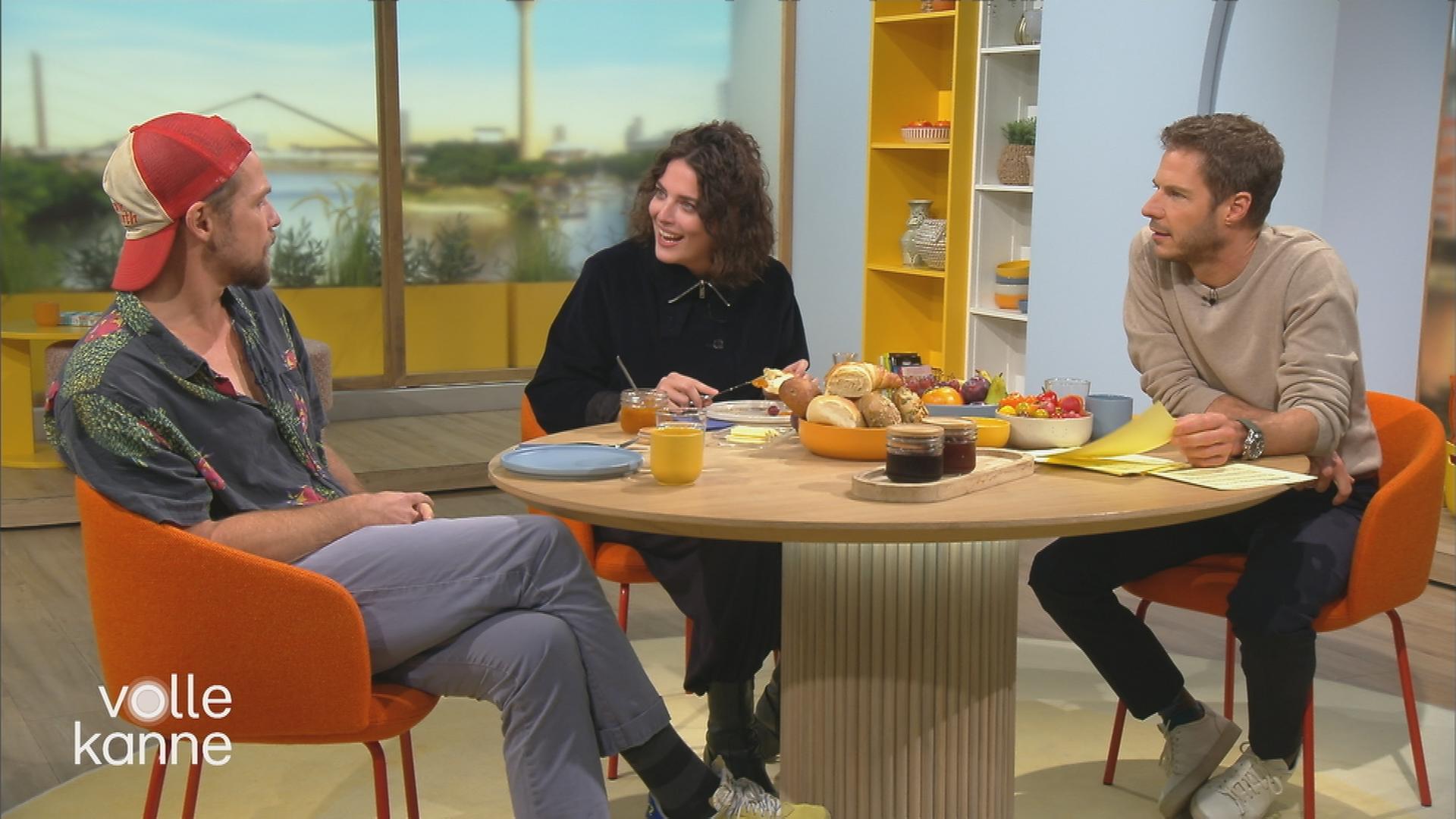 Matthias Koeberlin und Anna Werner Friedmann bei Volle Kanne