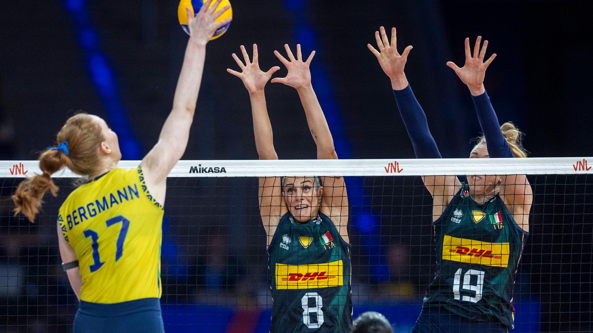 Volleyball, Frauen, Italien - Brasilien